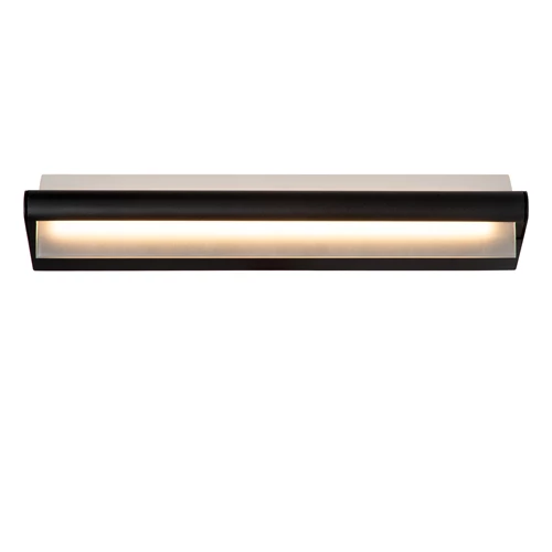 Lucide WANDA - Wandlamp Badkamer - LED - 1x15W 3000K - IP44 - Zwart - detail 3